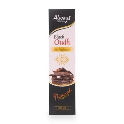 Always Black Oudh Air Freshener Spray Natural Fragrance 250 ml