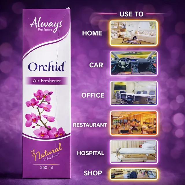 ALWAYS PERFUME Orchid Air Freshener (250 ml)