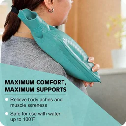 Hot Water Bag for Pain Relief 250ml (RANDOM COLOURS)| Leak-Proof Rubber Heat Bag | Multipurpose Heating Pad for Back Pain, Cramps & Muscle Relief | Durable & Reusable Hot Water Bottle