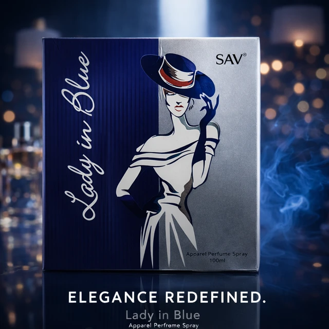 SAV Lady in Blue – Apparel Perfume Spray 100ML