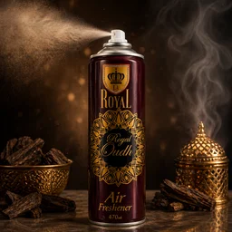 LA Royal Oudh Air Freshener Spray | Premium Long Lasting Room Freshener | Strong Oud Fragrance | Home, Office & Car Use | 470 ml