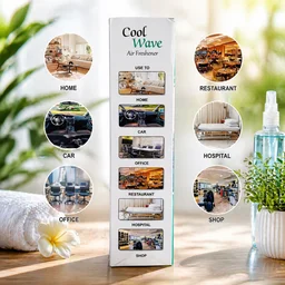 Always Perfume Cool Wave Air Freshener | Natural Fragrance Spray | Long-Lasting Freshness | Ideal for Home, Office & Car | 250 ml