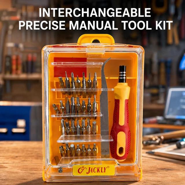 Jackly JK 6032 33Pcs Interchangeable Precise Manual Tool Kit