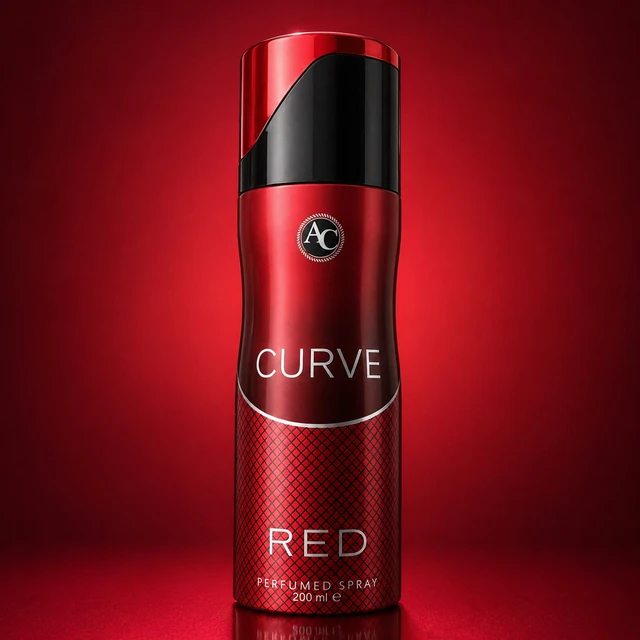 AC Curve Red Perfumed Spray for Men & Women | Long Lasting Fragrance | Body Spray Deodorant | 200 ml