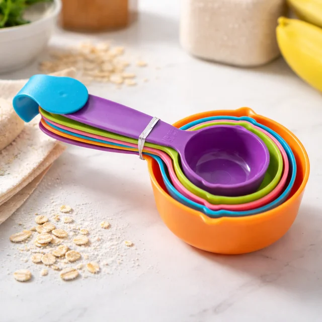 Colorful Measuring Spoon & Cup Set 5 IN 1-SET