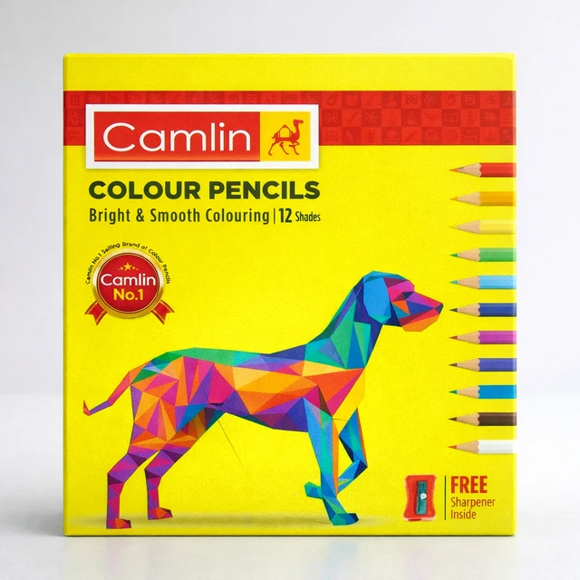 Camlin Colour Pencils (12 Shades)