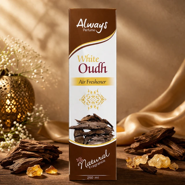 Always White Oudh Air Freshener Spray Natural Fragrance 250 ml