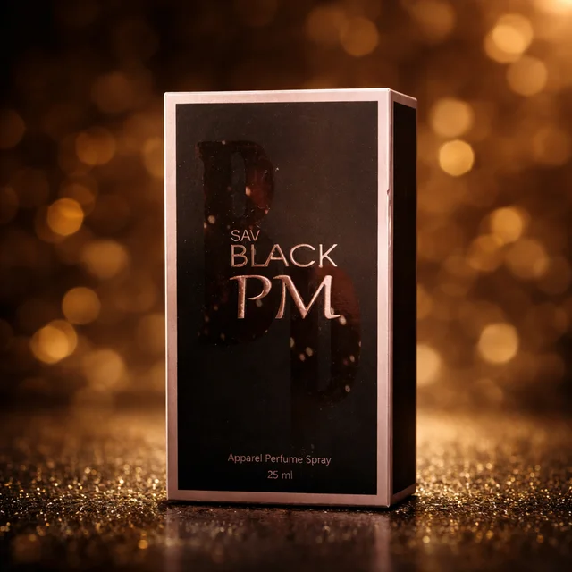 SAV BLACK PM APPAREL PERFUME SPRAY 25ml