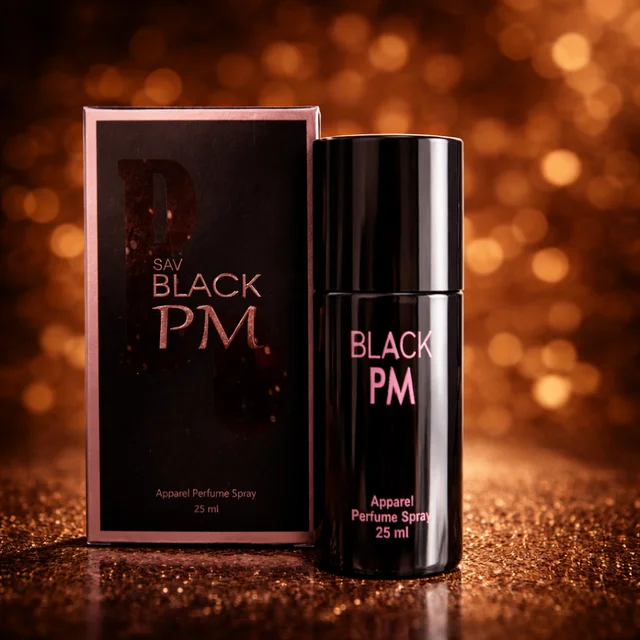 SAV BLACK PM APPAREL PERFUME SPRAY 25ml