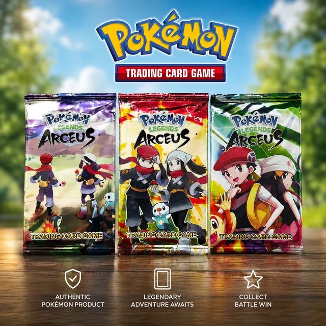 Pokémon Legends Arceus Trading Card Game Booster ( piece-1) | Collectible Anime Battle Cards for Kids & Collectors -