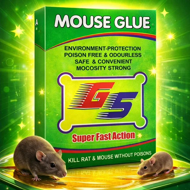 Mouse Glue Trap Strong Adhesive Rat & Mouse Catcher | Rat Pad | Poison Free & Odourless | Safe for Home, Kitchen & Storage | Reusable Sticky Trap Board for Rodent Control Pack of 1