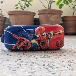Spiderman Pencil Box for Kids | Hard Shell Zipper Pencil Case | Large Capacity Stationery Organizer for School Boys & Girls | Assorted Design Spiderman Theme Pencil Box with Zip