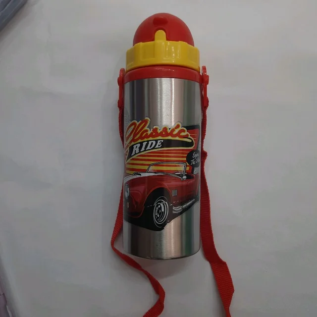 Sipper Water Bottle (Random Colours & Designs)