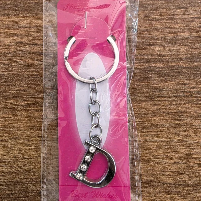 Keychain Capital Letter D