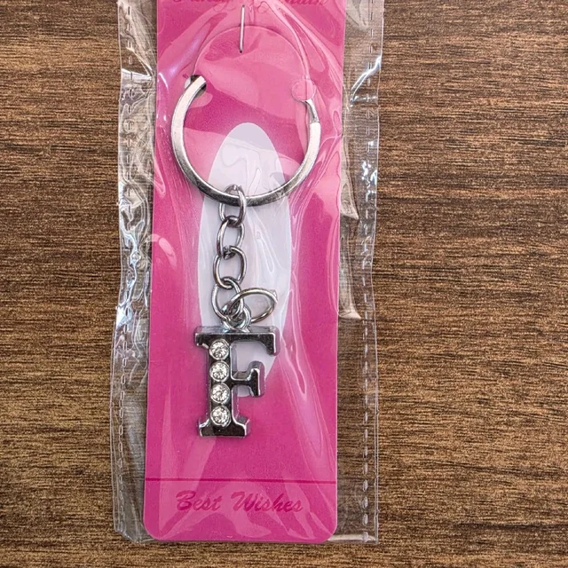 Keychain Capital Letter F