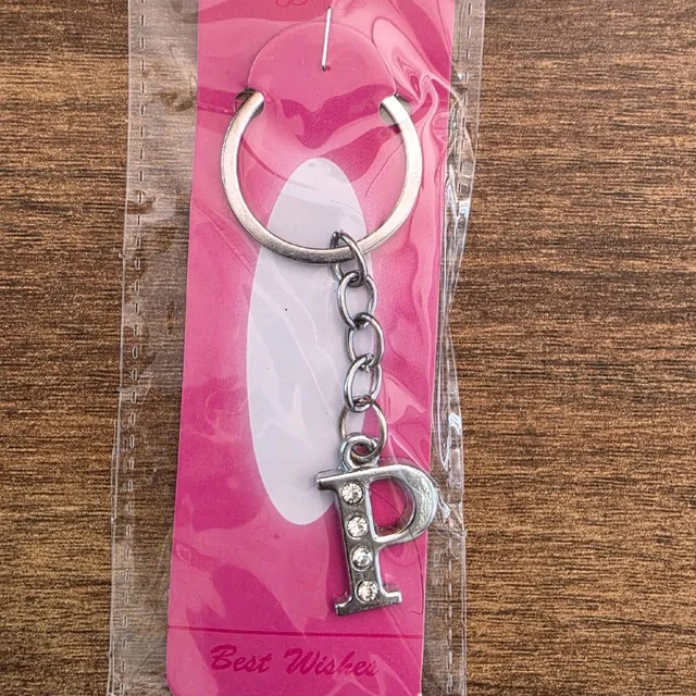 Keychain Capital Letter P