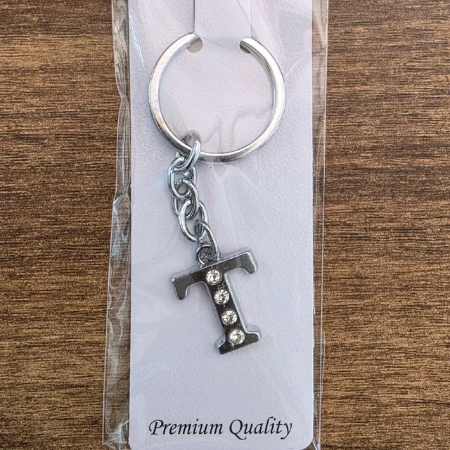 Keychain Capital Letter T