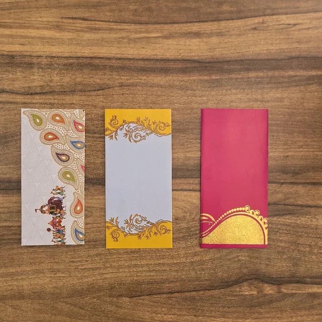 Money Gift Covers Assorted Pack Of 3