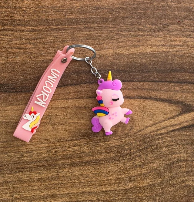 Unicorn Keychain Random Colour
