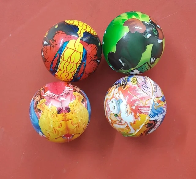 Foam Sponge Balls Piece-1(Random Colours & Designs)