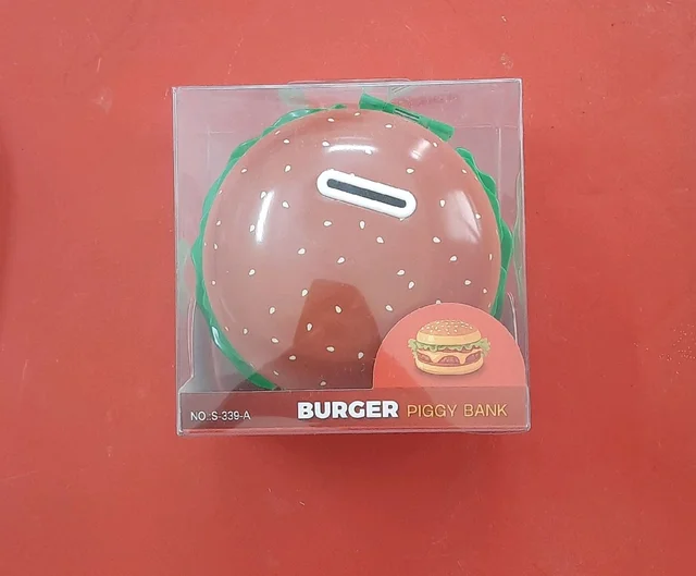 Burger Piggy Bank