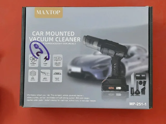 Car Mounted Vaccum Cleaner