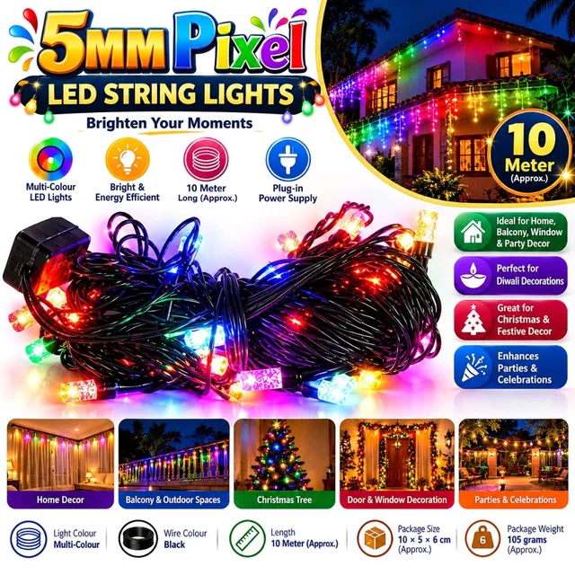 MKC-113 5MM Pixel Decorative Lighting 10 Meter Long Approx