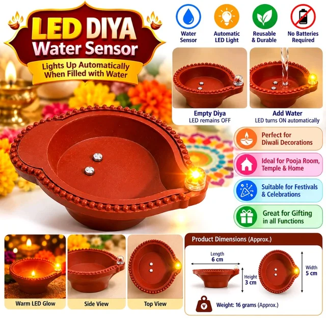 SK LED Diya Water Sensor
