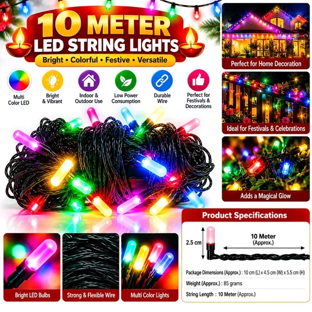 MKC-142 Led Decorative Lighting 10 Meter Long Approx