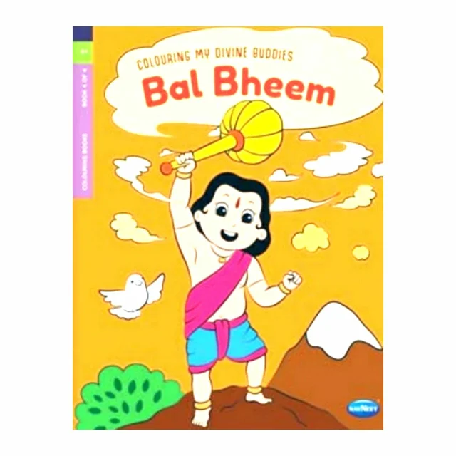 Colouring My Divine Buddies - Bal Bheem & Bal Hanuman - 0