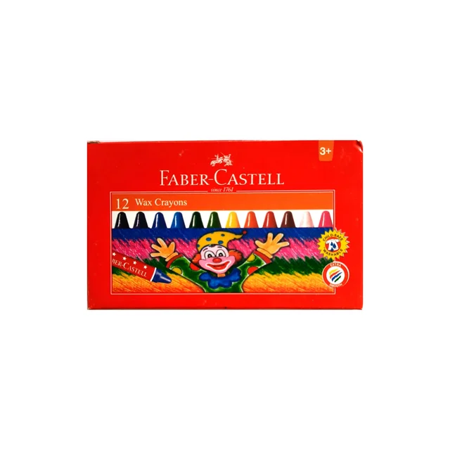 Faber-Castell Wax Crayons - 12 Shades