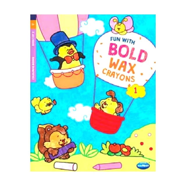 Fun With Bold wax Crayons - Set Of 2 Books - 0