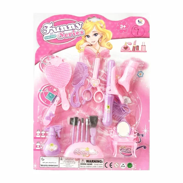 Funny Series Barbie Makeup Set - 10 Pieces Pack