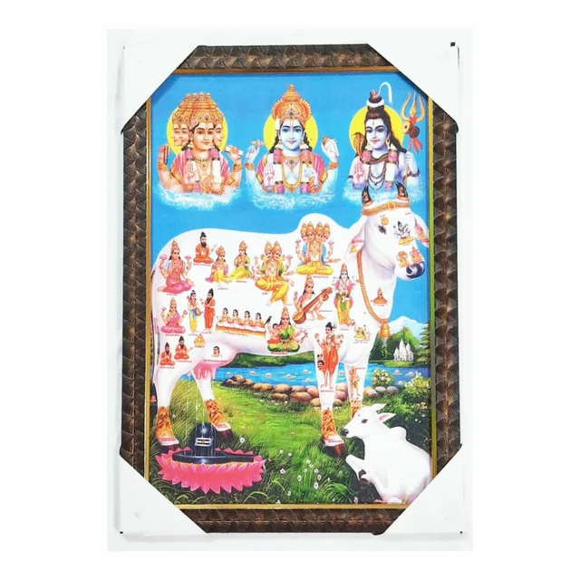 Gomatha Wooden Photo Frame - 13x19inch - 1Piece - 0