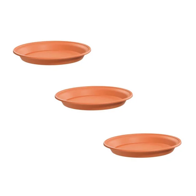 Green planter Tray - 8inch - Set of 3 - 0
