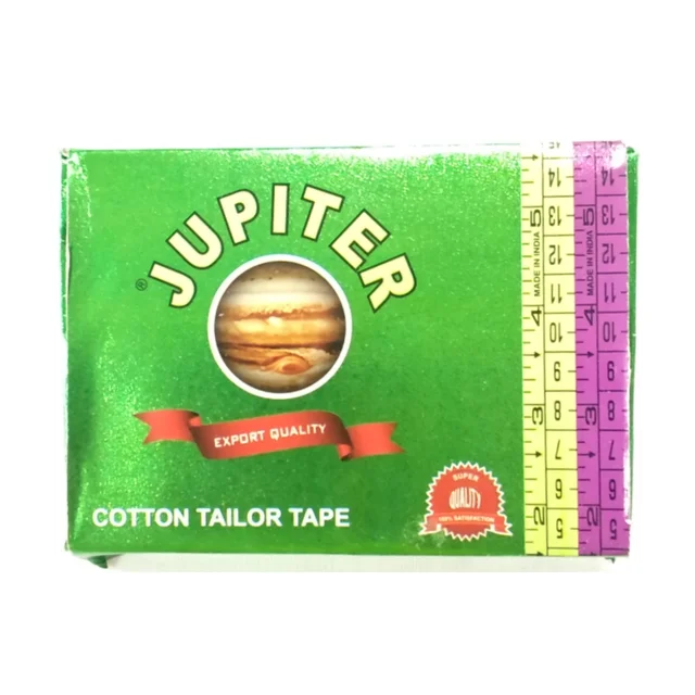 Jupiter Cotton Tailor Tape - 152cms - Random Colours - 3 Piece - 0