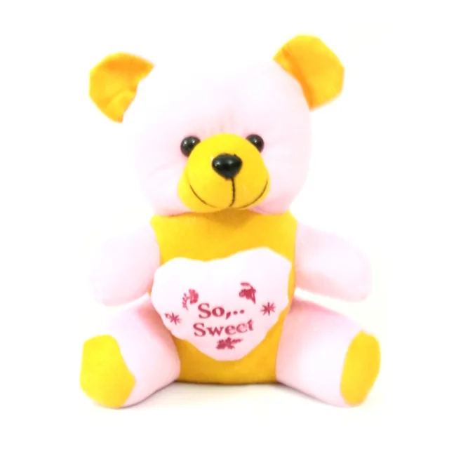 Lovable/Huggable Teddy Bear Soft Toy - 8.5 Inch - Random Colour