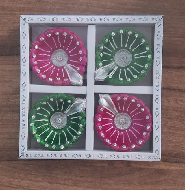 Soul Handicrafted Diyas Pack Of 4