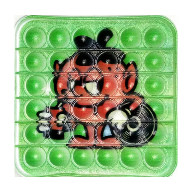 Pop it, Fidget Toys,Rainbow, Push Bubble Sensory Great Fidget Toy,Game - 70