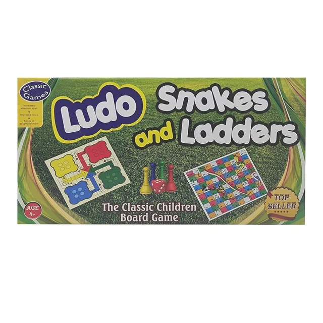 Sterling Ludo and Snakes and Ladders, 2 in 1 Game - 0