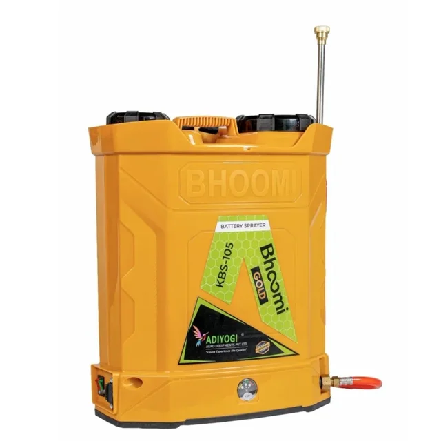 Adiyogi Bhoomi Gold Double Motor Battery Sprayer|12V20Ah double battery