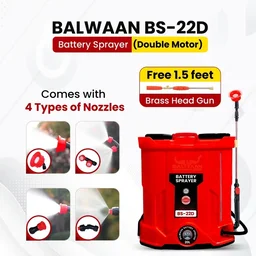 Balwaan Double Motor Battery Sprayer BS-22D