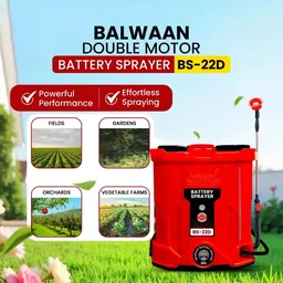 Balwaan Double Motor Battery Sprayer BS-22D