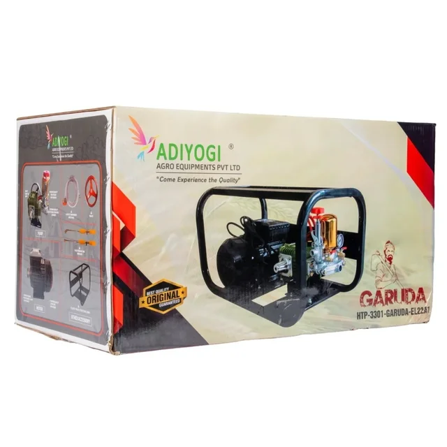 Adiyogi Garuda 22A Electric HTP Sprayer with 2HP Electric Motor