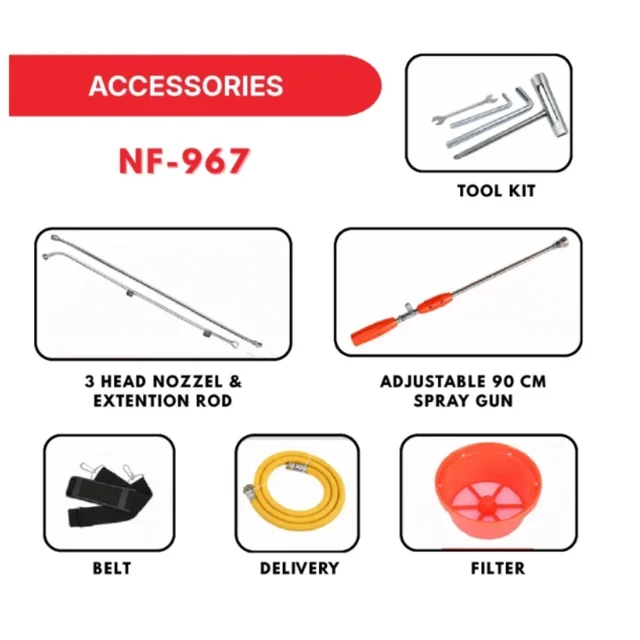 Neptune 4Stroke 35CC Knapsack Power Sprayer VN-980
