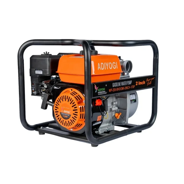 Adiyogi Bhoomi 2" Inch Water Pump|212CC 6.5HP Heavy Duty Petrol Engine