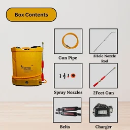 Adiyogi Bhoomi Gold Double Motor Battery Sprayer|12V20Ah double battery
