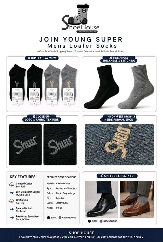 Important Cotton Socks 