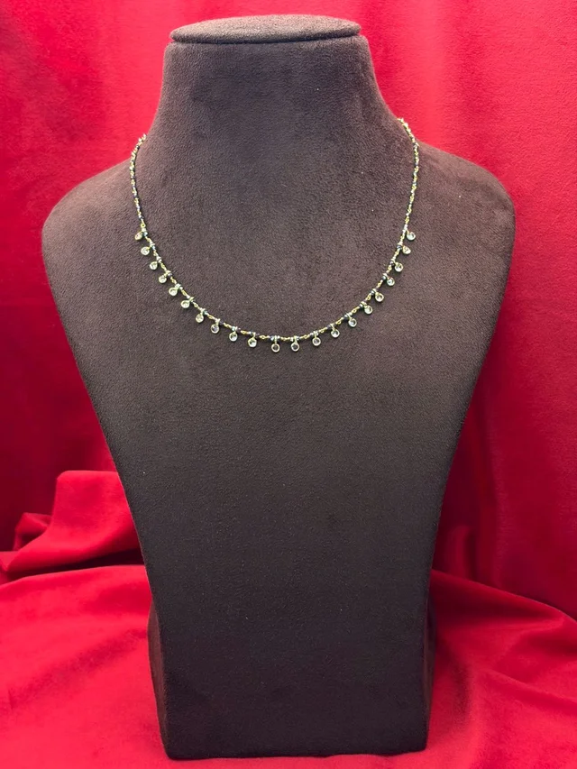 Black diamonds with WHITE drops(10744)