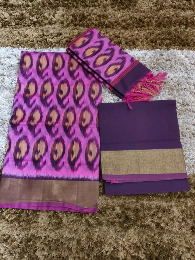 Pure Handloom Cotton 3 Piece Suit 